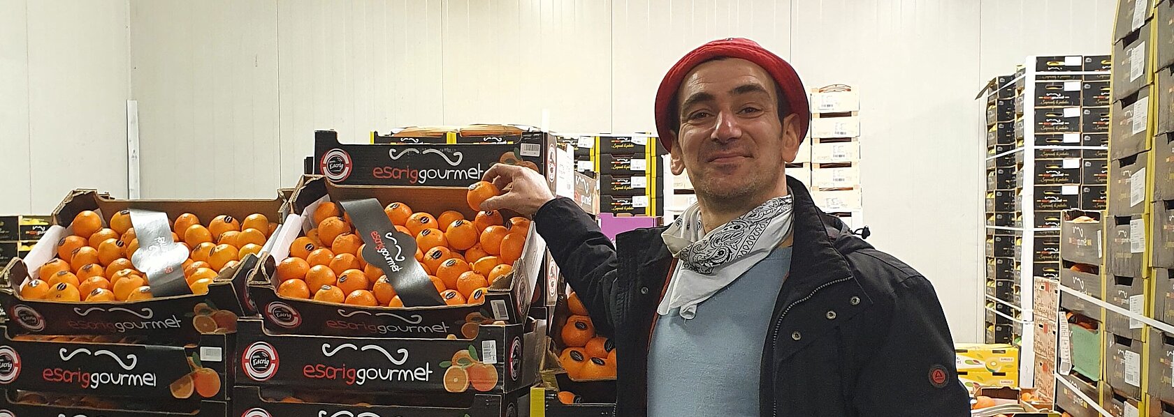 Cenk Civelek, Verkäufer Großmarkt Hamburg