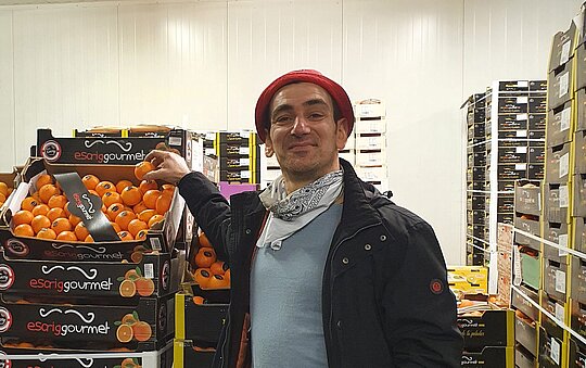Cenk Civelek, Verkäufer Großmarkt Hamburg